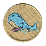Blue Whale Patrol Patch - embroidered 2 in round by ClassB