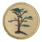 Lone Pine Tree Patrol Patch - embroidered 2 in round by ClassB