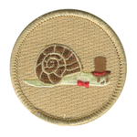 Proper Snail Patrol Patch - embroidered 2 in round by ClassB