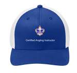 Port Authority Flexfit Mesh Back Hat- Scouting America Certified Angling Instructor Store