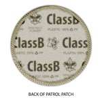 BSA Officially Licensed Patch Plastic Backing