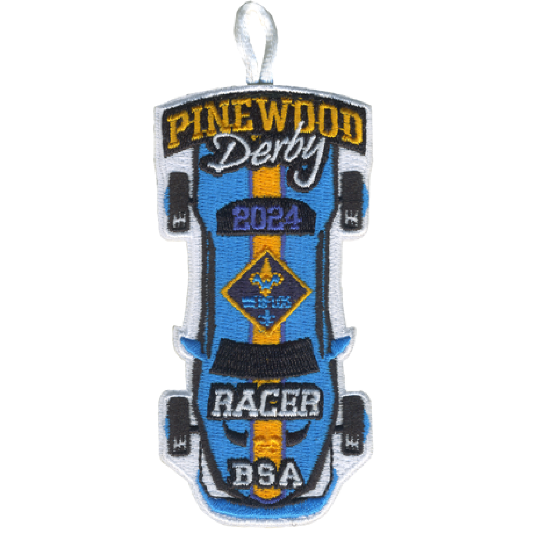 2024 Pinewood Derby Patch Webelos Racer