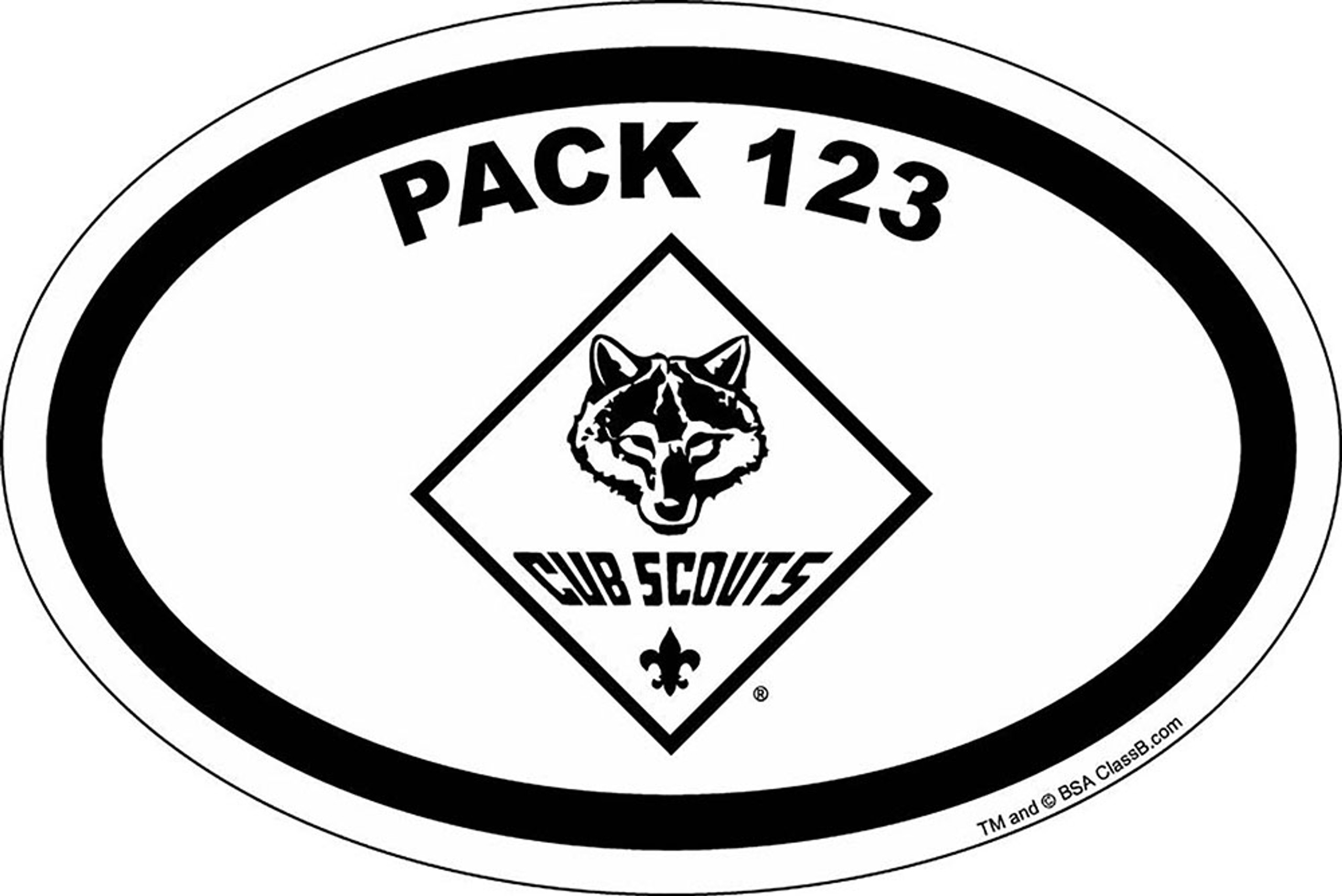 cub-scout-pack-sticker-8-pack-oval-cub-logo-sp5425