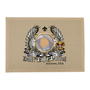 Troop Duct Tape Patrol Patch Flag with Colored Wings and Scouting America logo