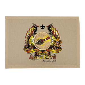 Scouts BSA Troop Patrol Patch Flag with Flaming Arrow Patrol Patch Scouts BSA Troop Patrol Patch Flag with Flaming Arrow Patrol Patch