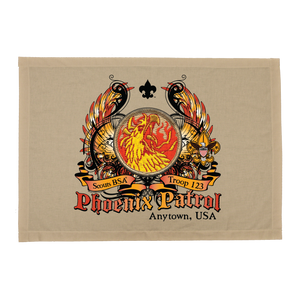 Scouts BSA Troop Patrol Patch Flag with Phoenix Head Patrol Patch Scouts BSA Troop Patrol Patch Flag with Phoenix Head Patrol Patch