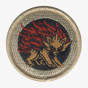 Pyro Porcupines Patrol Patch - embroidered 2 in round