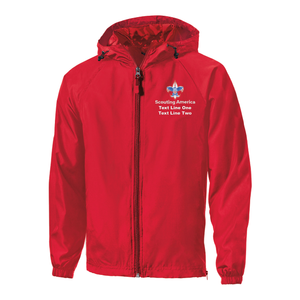 Scouting America Red Jacket with Scouting America Corporate Logo Scouting America Red Jacket with Scouting America Corporate Logo