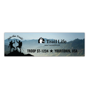 Trail Life Vinyl Banner – Join the Trail - 96 x 28 Trail Life Vinyl Banner – Join the Trail - 96 x 28