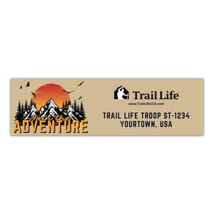 Trail Life Vinyl Banner - Join the Adventure Sunset - 96 x 28 Trail Life Vinyl Banner - Join the Adventure Sunset - 96 x 28