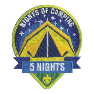 Nights of Camping Embroidered Patch 5 Nights Nights of Camping Embroidered Patch 5 Nights