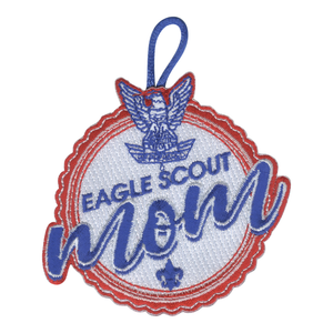 Eagle Scout Mom Embroidered Patch with loop