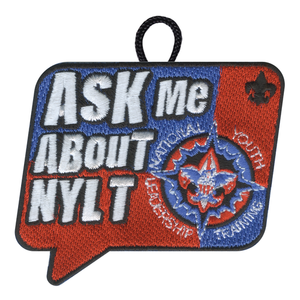 Ask Me About NYLT Embroidered Patch by ClassB Ask Me About NYLT Embroidered Patch by ClassB