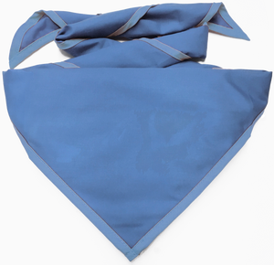 Blank Solid Carolina Blue Neckerchief - Troop Size (B414 DW 18007)