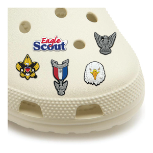 Eagle Scout shoe charm set on  crocs