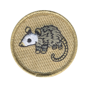 Opossum Patrol Patch - embroidered 2 in round