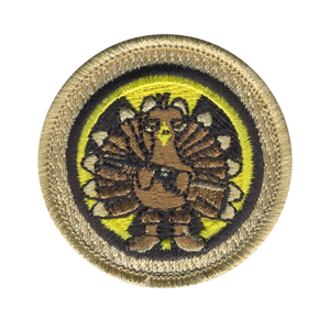 Radioactive Turkeys Patrol Patch - embroidered 2 in round