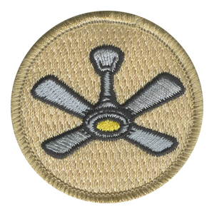 Ceiling Fan Patrol Patch - embroidered 2 in round