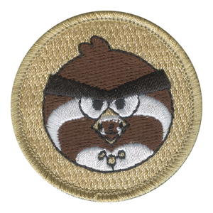 Angry Bobwhite Patrol Patch - embroidered 2 in round