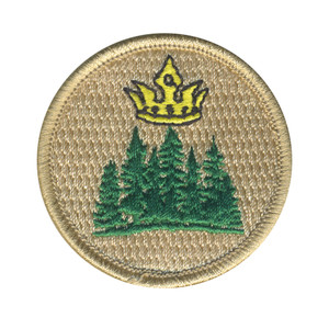 Forest King  Patrol Patch - embroidered 2 in round