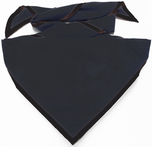 Blank Solid Black Neckerchief - Troop Size (B414 AZ 2) Blank Solid Black Neckerchief - Troop Size (B414 AZ 2)