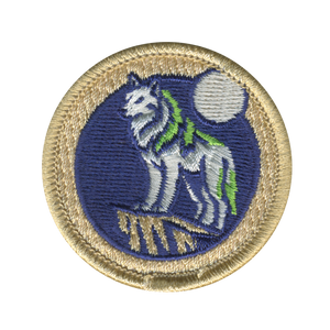 Radioactive Wolves Patrol Patch- embroidered 2 in round