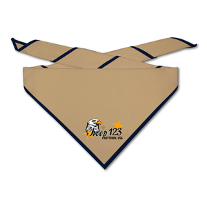 Scout Troop Neckerchief - Eagle with Stars on light neckerchief Scout Troop Neckerchief - Eagle with Stars on light neckerchief