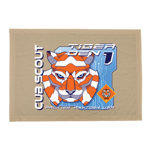Cub Scout Pack Den Flag with Tiger and Tiger Insignia Cub Scout Pack Den Flag with Tiger and Tiger Insignia