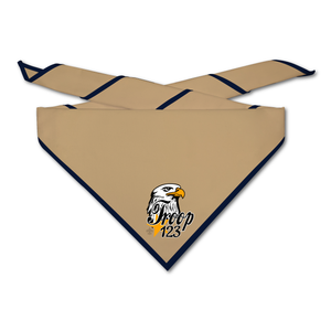 Scout Troop Neckerchief - Proud Eagle on light neckerchief Scout Troop Neckerchief - Proud Eagle on light neckerchief