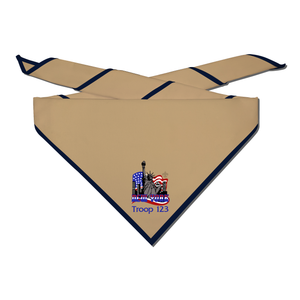 Scout Troop Neckerchief - New York State of Mind on Light Neckerchief Scout Troop Neckerchief - New York State of Mind on Light Neckerchief