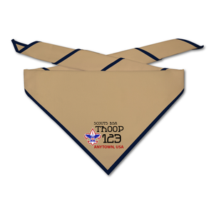 Scout Troop Neckerchief - Universal Modern Troop on Light Neckerchief Scout Troop Neckerchief - Universal Modern Troop on Light Neckerchief