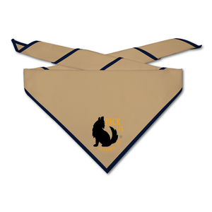 Cub Scout Pack Neckerchief with Cub Scout Howling Wolf Design on light neckerchief Cub Scout Pack Neckerchief with Cub Scout Howling Wolf Design on light neckerchief