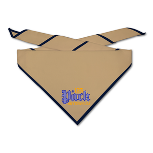 Cub Scout Pack Neckerchief with Cub Scout Ye Olde Pack Design on light neckerchief Cub Scout Pack Neckerchief with Cub Scout Ye Olde Pack Design on light neckerchief