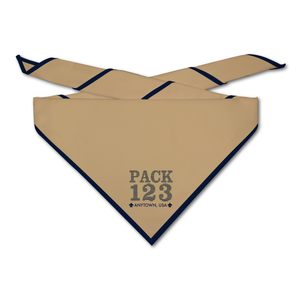 Cub Scout Pack Neckerchief with Cub Scout Pack Lines Design on light neckerchief Cub Scout Pack Neckerchief with Cub Scout Pack Lines Design on light neckerchief