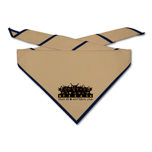 Cub Scout Pack Neckerchief with Cub Scout Pack Thundering Herd Design on light neckerchief Cub Scout Pack Neckerchief with Cub Scout Pack Thundering Herd Design on light neckerchief