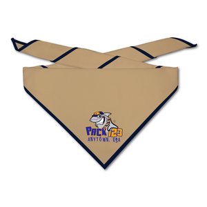 Cub Scout Pack Neckerchief with Cub Scout Pack Fins and Grins Design on light neckerchief Cub Scout Pack Neckerchief with Cub Scout Pack Fins and Grins Design on light neckerchief