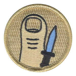Toe with Sword Patrol Patch - embroidered 2 in round