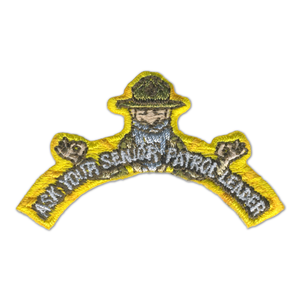 Ask Your Senior Patrol Leader Rocker Patch - Fits 2" Patch