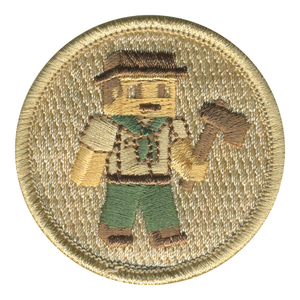 Pixel Wilderness Scout Patrol Patch - embroidered 2 in round