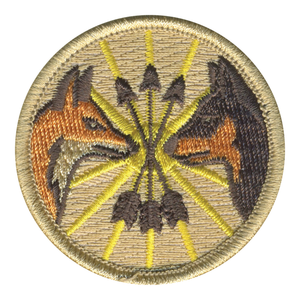 Fox and Dog Patrol Patch - embroidered 2 in