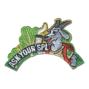 Ask Your SPL Goat Rocker Patch - Fits 2" Patch