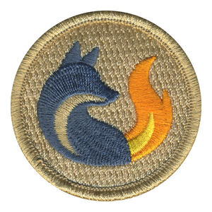 Fiery Fox Patrol Patch - embroidered 2 in round