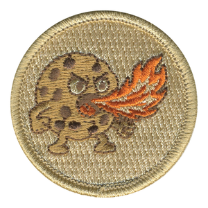 Fire Breathing Cookie Patrol Patch - embroidered 2 in round
