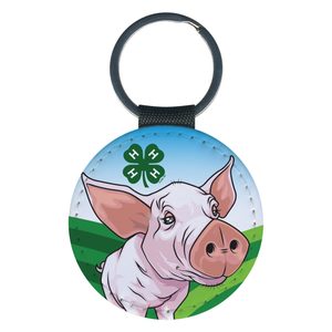 4-H Key Chain - Pig