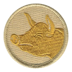Golden Hog Patrol Patch  - embroidered 2 in round