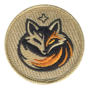 Two Face Fox Patrol Patch - embroidered 2 in round