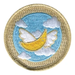 Golden Banana Gliders Patrol Patch - embroidered 2 in round