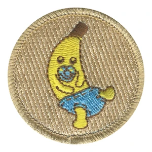 Baby Bananas Patrol Patch - embroidered 2 in round