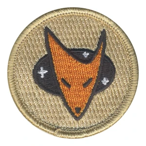 Galaxy Fox Patrol Patch - embroidered 2 in round
