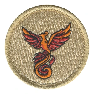 Fiery Phoenix Patrol Patch - embroidered 2 in round